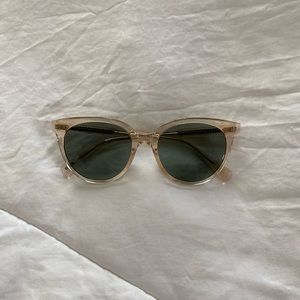 brand new Raen Lilly glasses in champagne